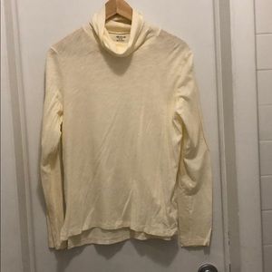 Madewell Women's Turtleneck LS Medium Cream